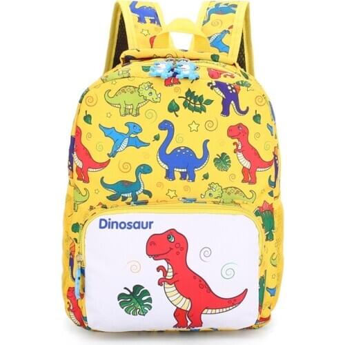 Children Boy Girl Toddler Preschool Backpack Cartoon Dinosaur Print Kids School Satchel Travel Lunch Bags Hot Sale