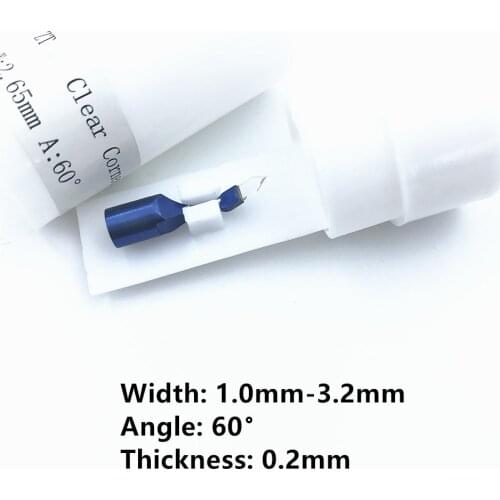 Sapphire Clear Cornea Blades Ophthalmic Sapphire Blades Knife head/Knife tip for ophthalmic surgical instrument