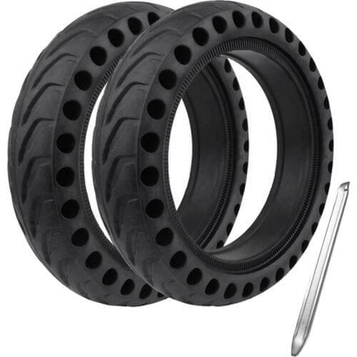 2 Pack Solid Tires Wheel Explosion-Proof Tire Replacement Tire for Xiaomi Mijia M365 Electric Scooter Scooter 8.5 Inch