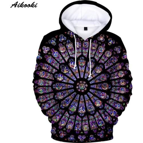 2020 new3D Hoodies Men/Women Hoody Sweatshirts Hooded Mens Forever Notre Dame de Paris Polluver Casual Tracksuit Loose Jacket