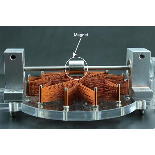 12-level Winding High Speed Brushless Hall Motor Super Magnet Engine Model Kids Learning Educational Toy Collection Gift