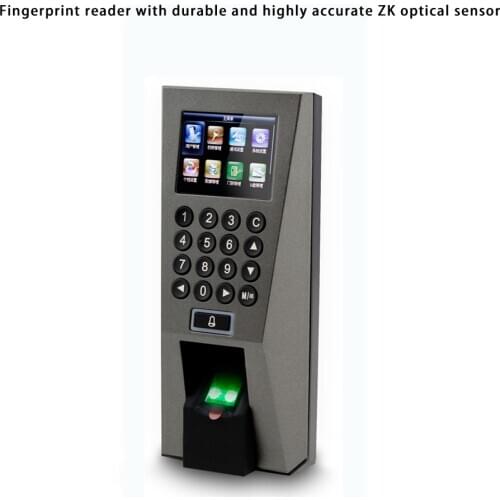 LCD Screen Fingerprint Reader TCP/IP Biometric Fingerprint Access Control Employee Time Attendance Door Controller