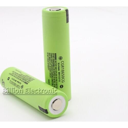 100% Authentic Guarantee NCR 18650 CG Li- ion Battery 2300mAh 3.7V 10A discharge Rechargeable Lithium Flat Top Battery Cells
