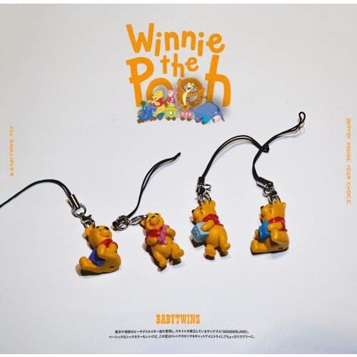 24piece/lot 2.5cm winnie the pooh the cute pooh bear very small microlandschaft figures toys