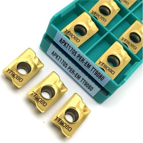APKT1705 PER EM TT9080 carbide inserts turning tool high quality Cutting tool metal lathe tools CNC Indexable milling insert