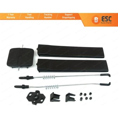 ESC EDP573 Side Sliding Window Glass Latch Cover Set Repair 7 H0847781B for VW T5 Caravelle