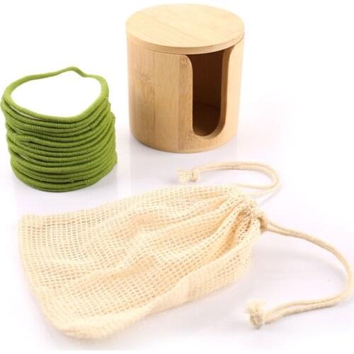 Bamboo Cotton Makeup Remover Pads Reusable Soft Facial Clean Pads Cleaning Lip New