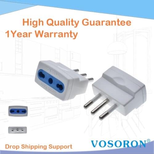 European 2 pin EU 4.0mm to Italy mini travel plug adapter best for travel accessories 250V 10A