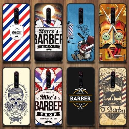 Hrmes Barber Shop Hair Stylist tools Phone Case For Redmi 6 4X 7 7A 8 GO K20 Note 4 4X 5 5A 6 6 Pro 7 8 8pro