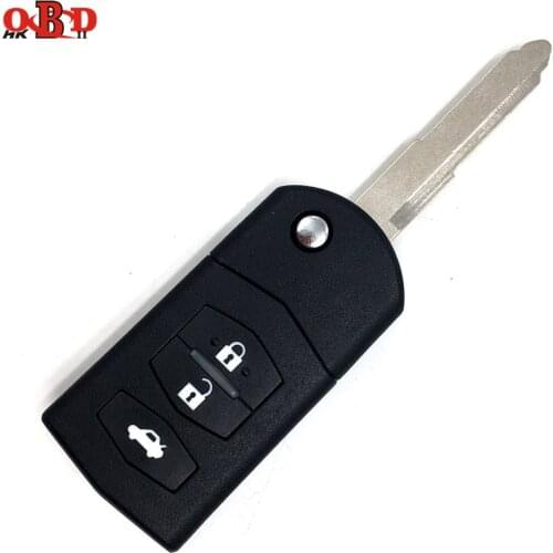 HKOBDII New 3 Buttons 433mhz 4D63 chip For New Mazda Wings Rui Flip Remote Key