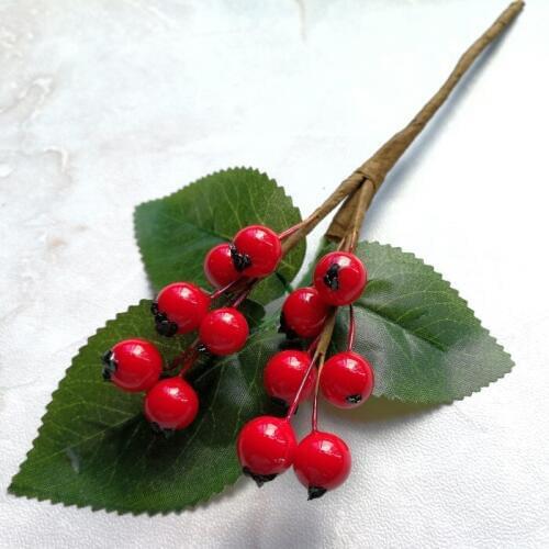 Artificial Berry Simulation Flowers Fruits DIY Home Decoration Artificial Fake Plants Wedding Christmas Decoration Flowers
