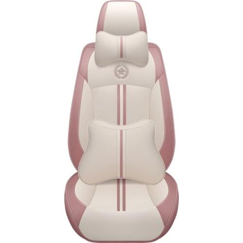 Leather Red Car seat covers For peugeot 206 207 308 307 407 2008 partner 301 508 sw 208 5008 2020 rcz accessories