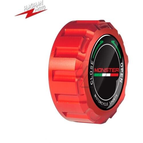 For DUCATI Monster Reservoir Cap 400 620 659 696 796 797 821 1100/S/EVO 1200/S/R Motorcycle Rear Brake Reservoir Cover Cap