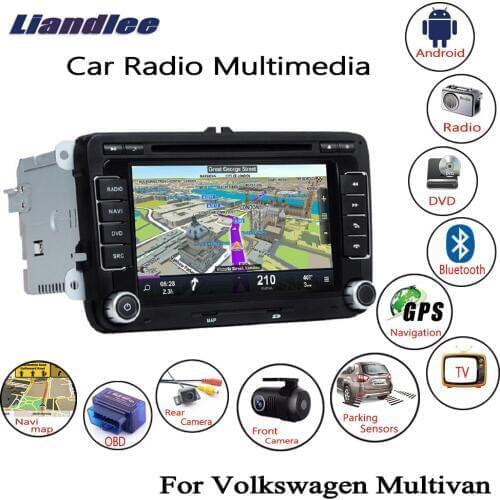 Liandlee For Volkswagen VW Multivan 2010~2015 Android Car Radio CD DVD Player GPS Navi Navigation Maps Camera OBD TV Screen