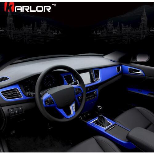 Matte Ice Metallic Vinyl Protection Film Scratch Car-styling Stickers And Decals Central Control Panel Interior Trim 30x100cm
