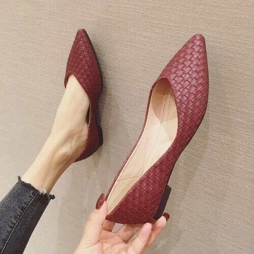 Fashion Women Flats Solid Color Pointed Toe Shallow Mouth Boat Shoes Soft PU Leather Slip On Casual Ladies Loafers Spring/Autumn