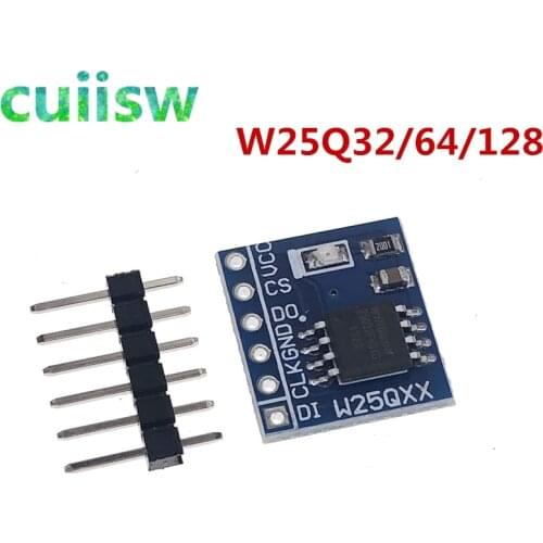 W25Q32 W25Q64 W25Q128 NorFlash Storage Mod large capacity FLASH storage module SPI interface BV FV STM32 code For arduino