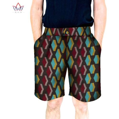 2021 Men short Pants African Trousers fashion print cotton fabric design Dashiki Clothes Customized Africa Clothing BRW WYN319