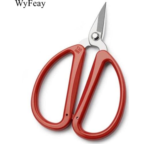 Stainless Steel Sewing Scissors Strong Civilian Shears Cutter Kitchen Embroidery Leather Fabric Household Nail Scissors Tools