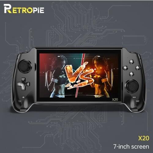 POWKIDDY X20 7.0-inch HD Simulator Handheld Video Game Console Retropie 3000 Games Double Game Cheap Childrens Gifts Tv Out