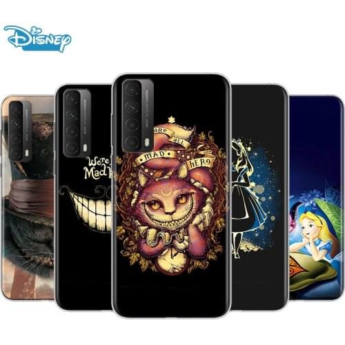 Transparent Cover Disney Alice in Wonderland For Huaeri Y9S Y9A Y9 Y8P Y8S Y7 Y7A Y7P Y6P Y6S Y6 Y5P Y5 Pro Phone Case