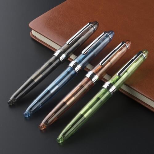 Lot Fountain pen 4 Colors to choose Original Jinhao 992 0iffec and school signature pens 2017 new design Free S+ Ink collocation