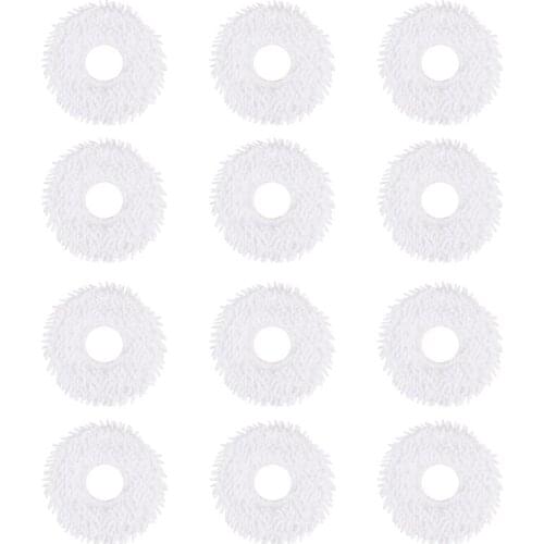 12Pcs for Ecovacs Deebot N9+ Robot Vacuum Cleaner Steam Mop Mop Mopping Machine Replacement Accessories Parts