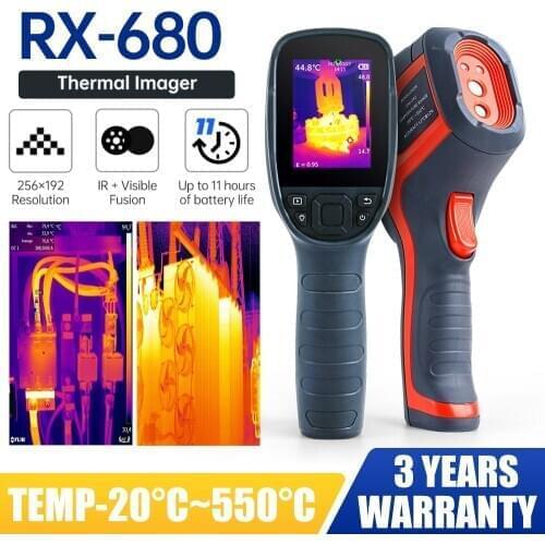 A-BF Infrared Thermal Imager Handheld Thermal Imaging Camera 49152 Pixels Industry Thermography HD Floor Wall Heating Pipe Test