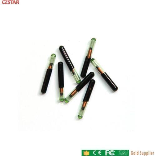 10pcs Horse cattle sheep implantable animal chips Fdx-b 134.2khz Rfid Glass Tag For Pet Tracking 2.12*12MM dog horse microchip