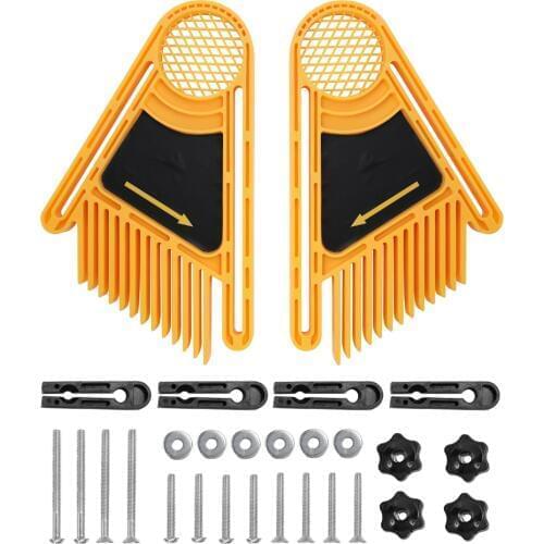 2pcs Multi-purpose Feather Loc Board Set Woodworking Engraving Machine Double Featherboards Miter Gauge Slot Woodwork DIY tools