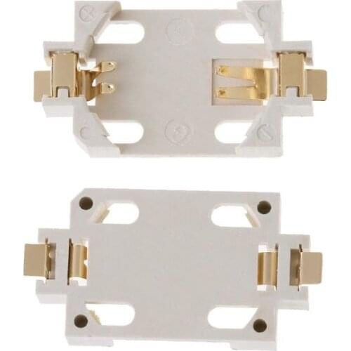 20pcs White Housing CR2032 SMD Cell Button Battery Holder Socket Case
