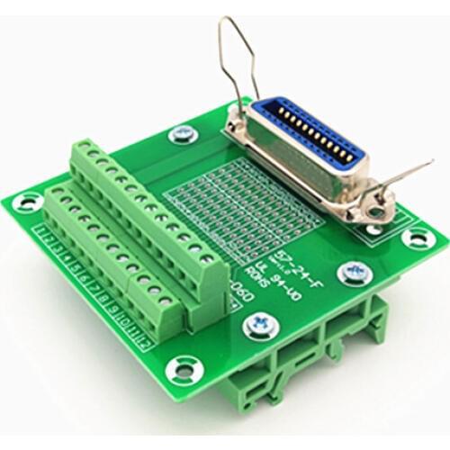 57Series 24-Pin 0.085" Vertical plug-in Female Header Connector Breakout Board