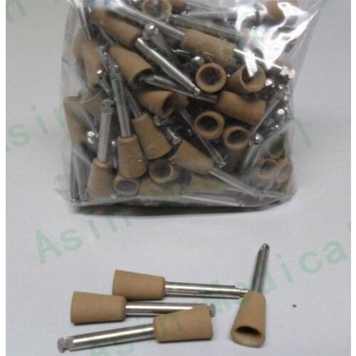 6 DENTAL SILICONE CUP POLISHER MIDGETS ASSORTED 25EACH BLUE BROWN GREEN BEIGE RA