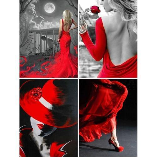 5d diy diamond painting Cross Stitch kits,full Round Diamond Embroidery Sexy Lady Diamond Mosaic Picture home Decor