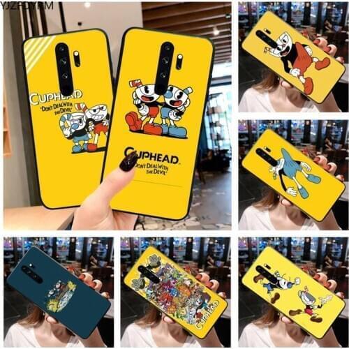 Cuphead Painted Phone Case for Redmi Note 9 8 8T 8A 7 6 6A Go Pro Max Redmi 9 K20 4X