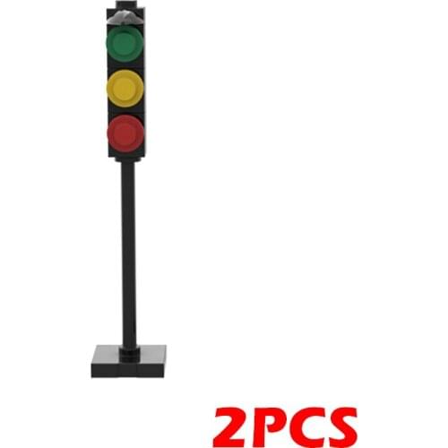 Traffic Light Compatible Major Brand Toys Building Block Road Classic Collections Assembled Brick Handmade Design