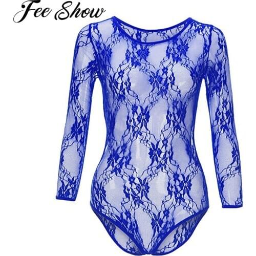 FEESHOW Women's Lace Bodysuit