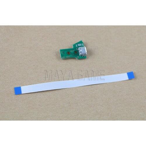 JDS-055 USB Charging Port Board with 12pin flex cableFor PS4 Controller Repair Parts