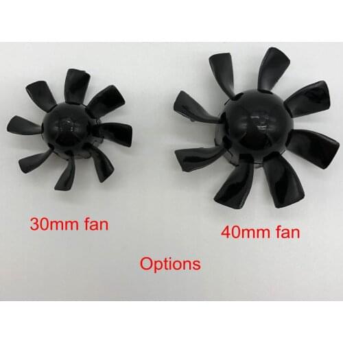 Mini RC Plane EDF 8 Blade Propellers 30mm or 40mm Optional