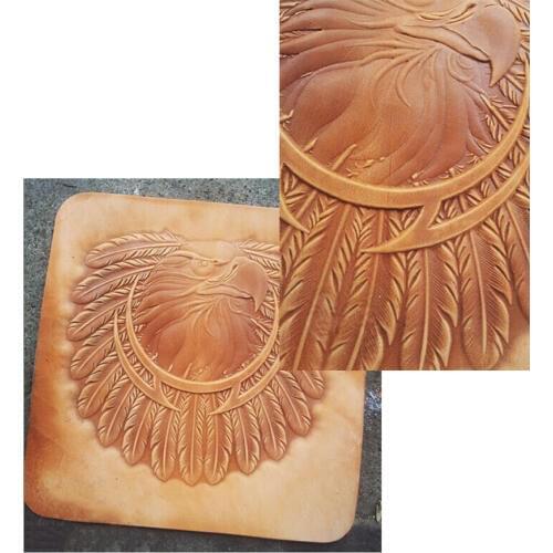 Leather 3D Embossing Mould - Bald Eagle- Hand-work unique design leather carving punches stamp craft tools