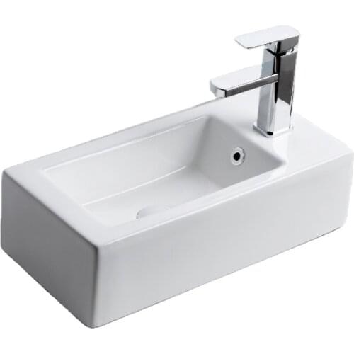 Best-selling products, high quality and low price, fashionable and charming design of wall-hung pool bathroom sink