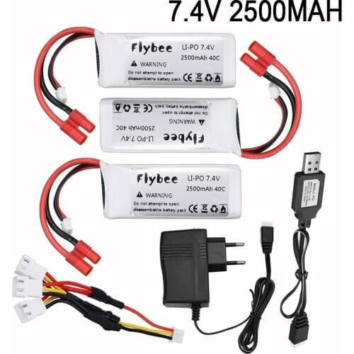 7.4v 2500mAh 40C Lipo battery For Rc Car 12428 12423 2S 903480 7.4V Battery for Syma X8C X8W X8G X8 RC Drones Quadcopter Parts