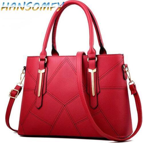 New female bag large capacity Litchi grain purses and handbags women leather crossbody bags luxury ladies hand bag MA-19