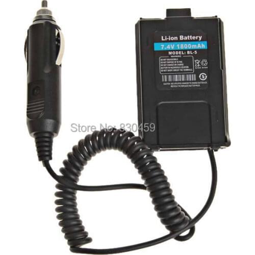 New 12V Car Charger Battery Eliminator For Walkie Talkie Baofeng UV-5R UV-5RA UV-5RB UV-5RC UV-5RE