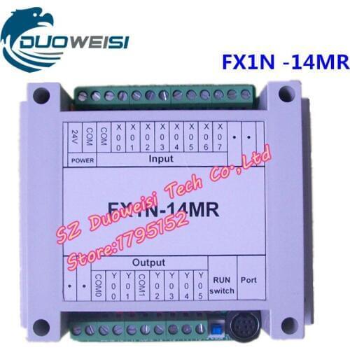 PLC IPC board microcontroller control board relay control board PLC FX1N -14MR with housing FX1N-14MR
