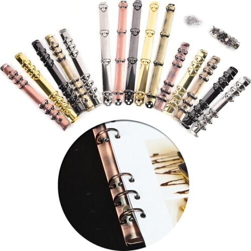 Drop Shipping Colorful A4 A5 A6 Metal Spiral Binder Clip Stainless Steelbinder File Folder Clip Ring Binder Clip Iron Clip