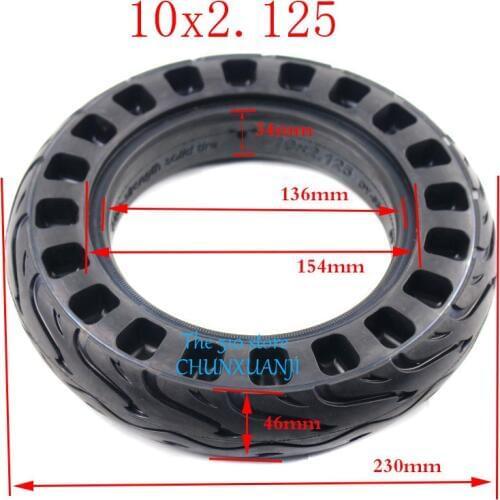 Size 10x2.125 honeycomb Solid Tyre for Smart Electric Balancing Scooter 10 inch Electric Scooter Tubeless Wheel solid tire