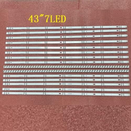 New 30 PCS/lot LED backlight strip for LG 43LJ5500 43UJ6300 43UJ634V LC43490062A LC43490063A LC43490064A LC43490060A LC43490059A