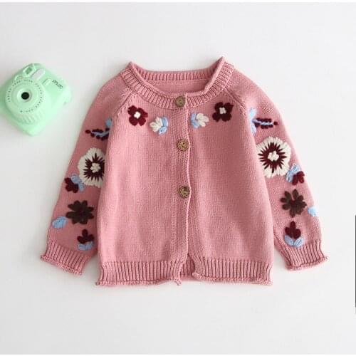 Girl Sweater Kids Baby Toddler Tops 2021 Fashion Thicken Warm Winter Autumn Wool Knitting Cashmere Christmas Children Clothing