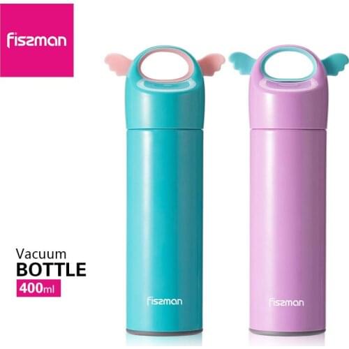 Fissman Lovely Demon 400ml Vacuum Bottle Double Wall Stainles Steel Thermos Flask With Handle